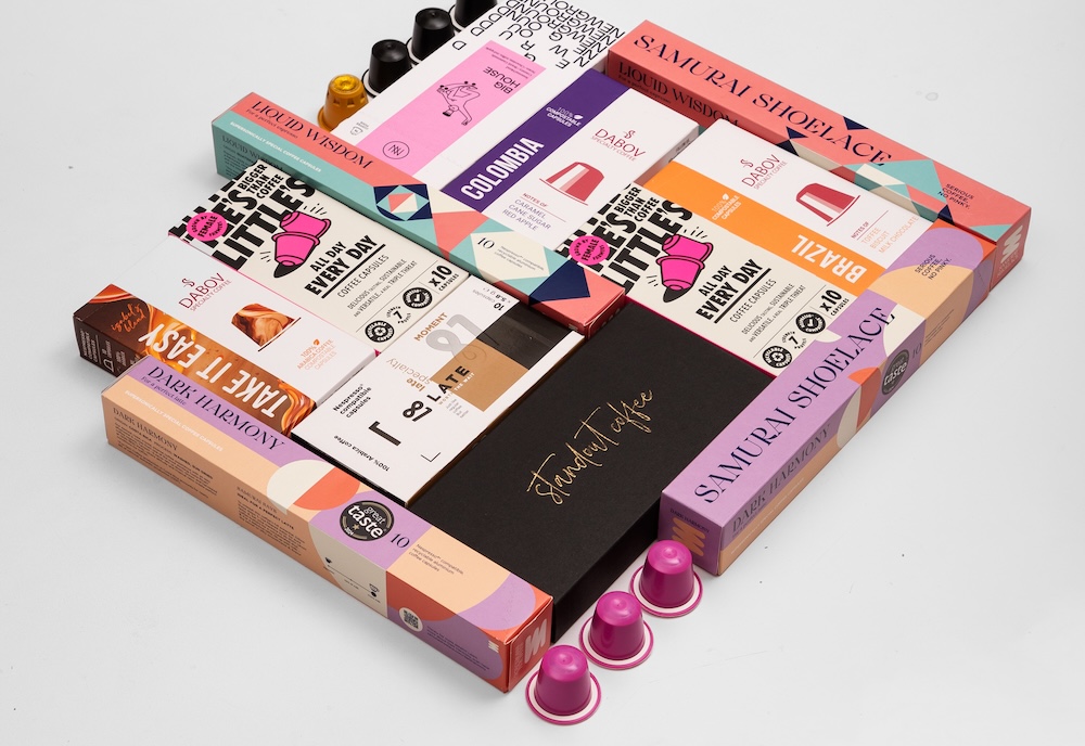 Specialty coffee capsules subscription box