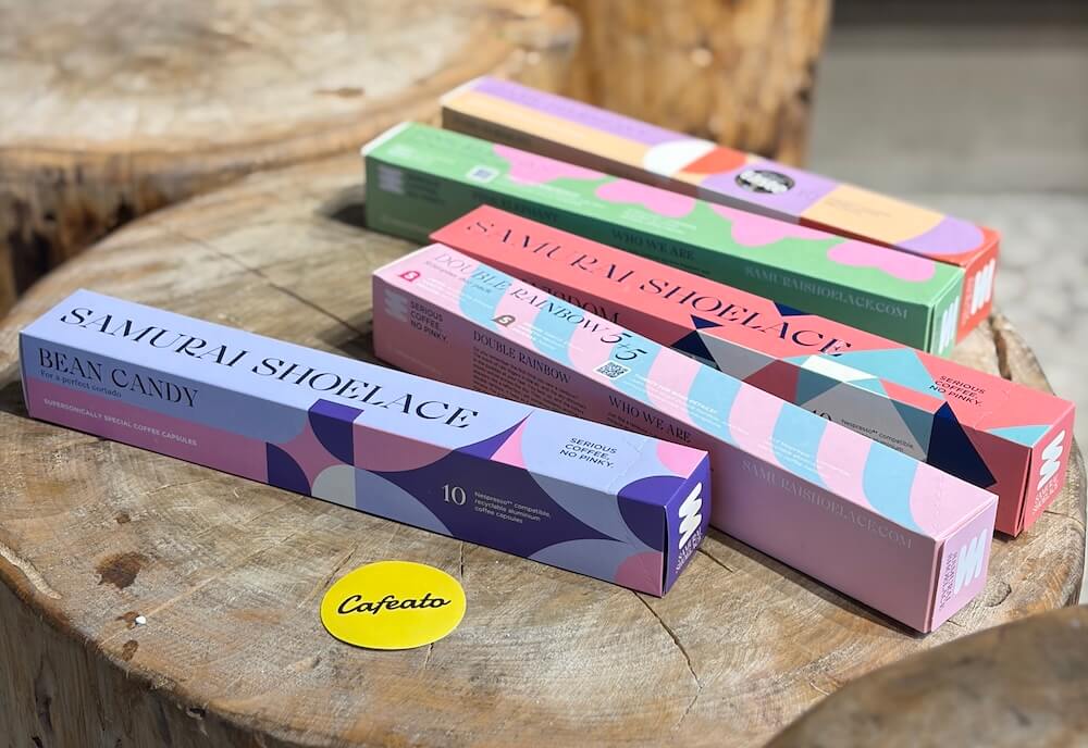 Specialty coffee capsules for a gift