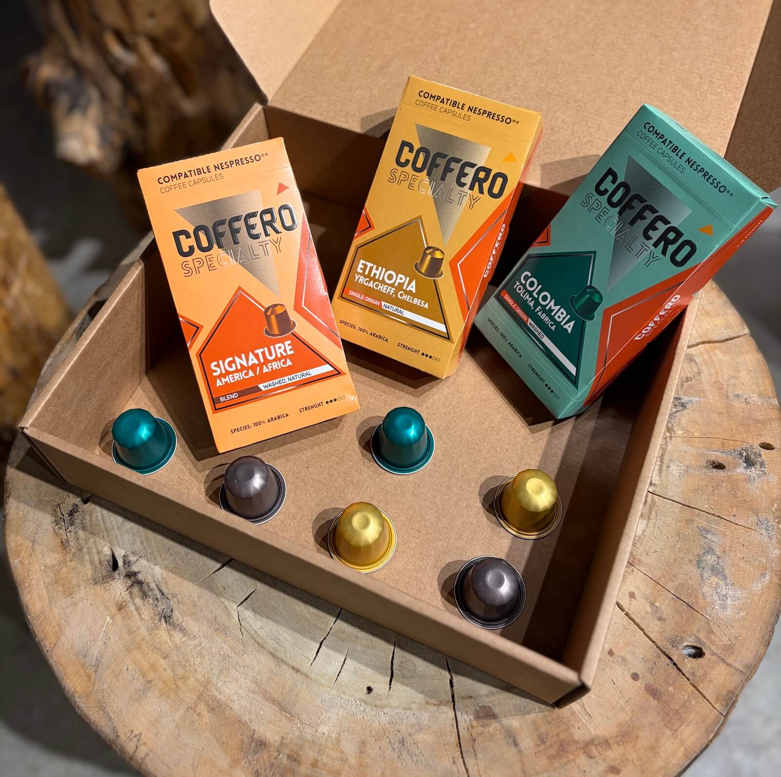 Specialty Nespresso capsules subscription