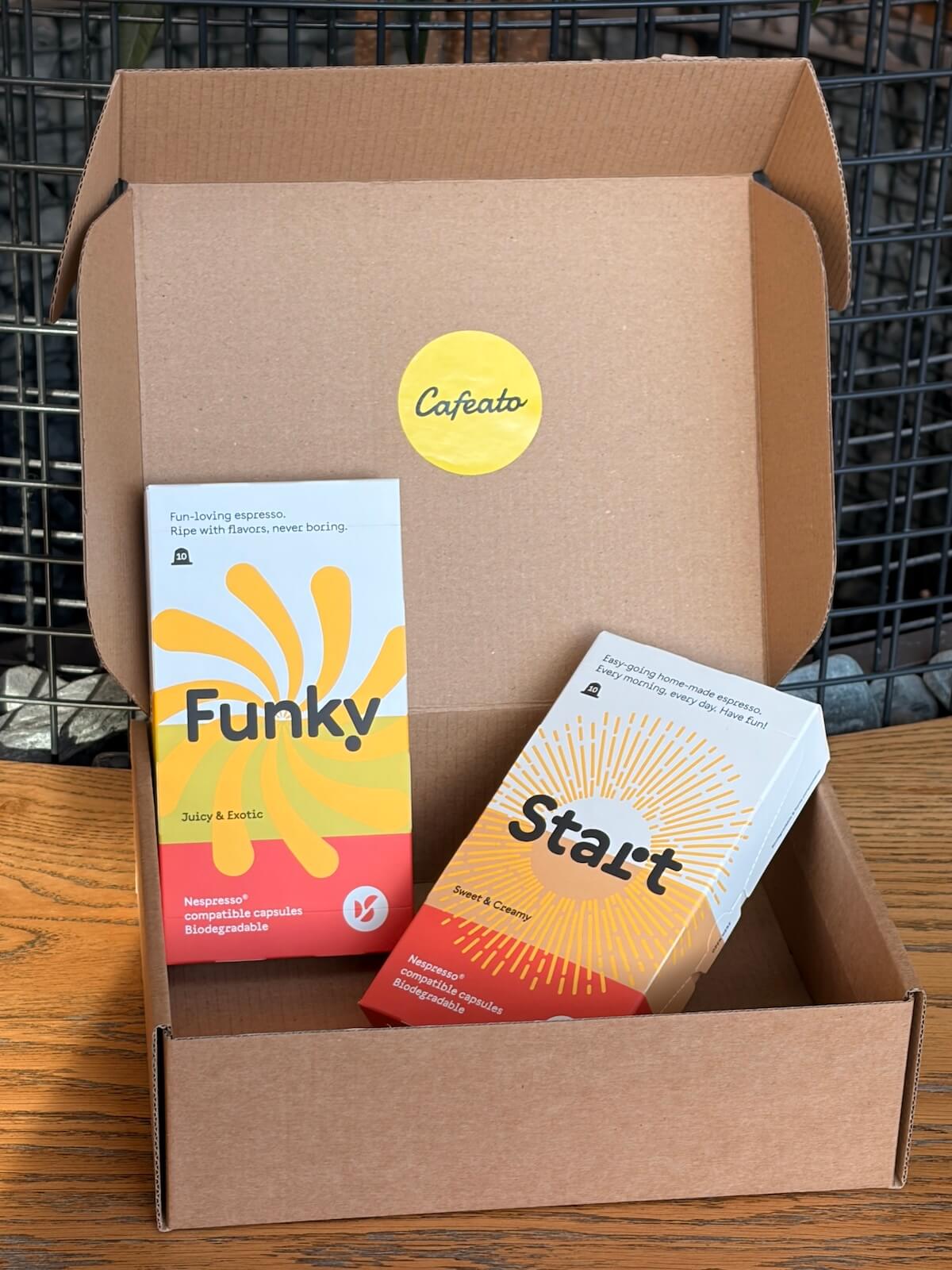 Nespresso capsules subscription box